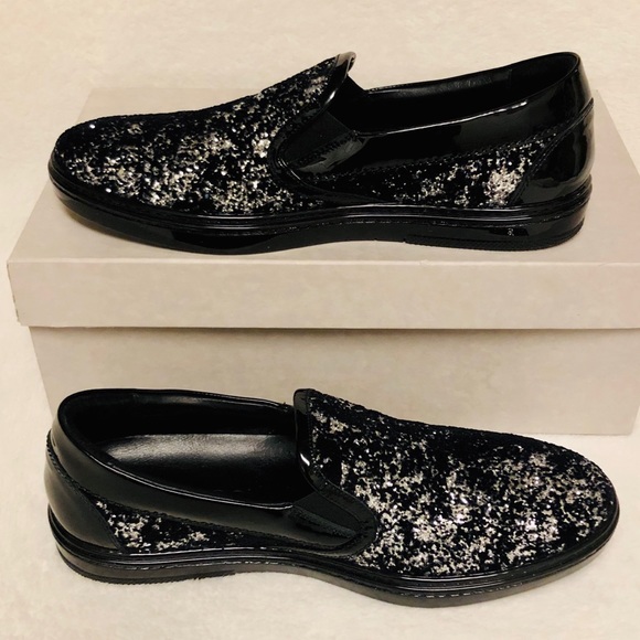 JIMMY CHOO Glitter Sneakers - Picture 2 of 8